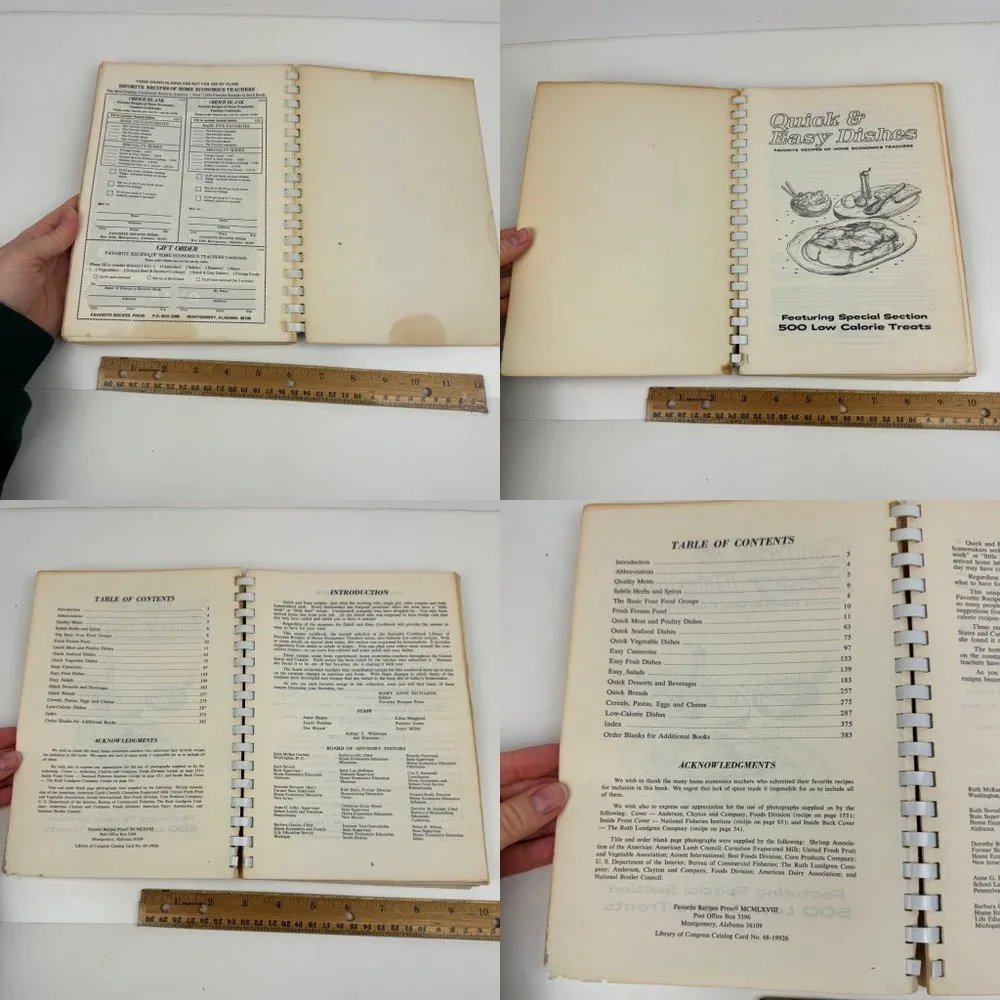 Vtg 70s Cookbooks Hardcover Microwave Miracles Paperback Quick Dishes‎ Eco Teach